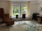 Wohnzimmer - Möblierte 2 Zi.-Wohnung mit Terrasse und Gartenmitbenutzung in Heidelberg Neuenheim zu vermieten!